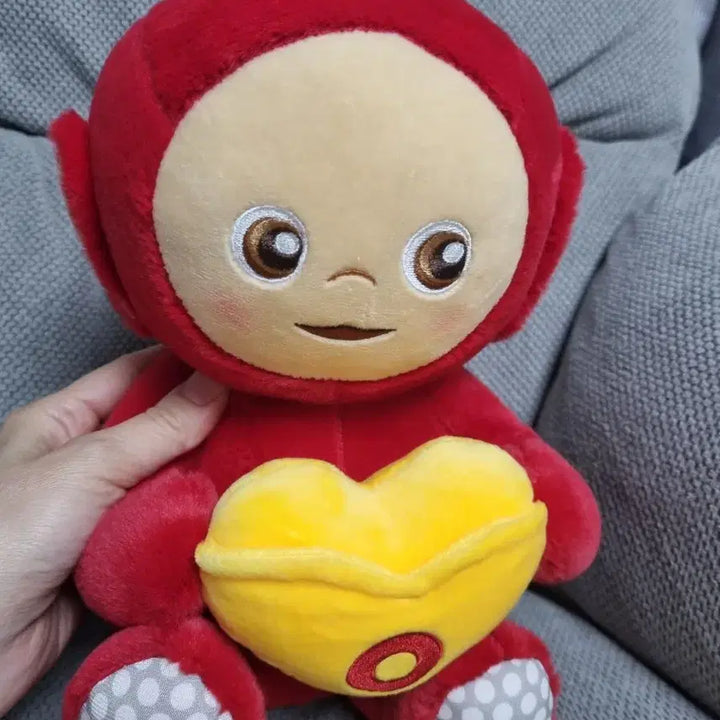 [BUNJANG] Teletubbies Po Heart Medium Sitting Plush Doll / 텔레토비 뽀하트 중형시팅인형