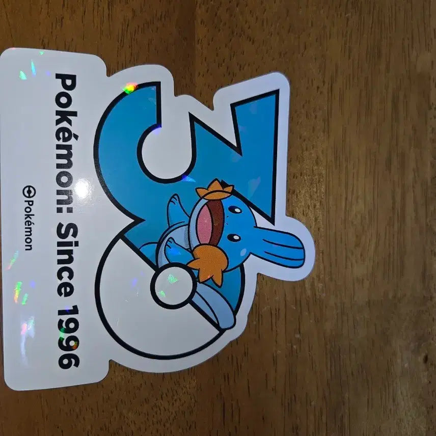 [BUNJANG] Pokemon 30th Anniversary Pop-Up Store Mudkip Sticker / 포켓몬스터 성수 팝업 30주년 스티커 물짱이 판매합니다