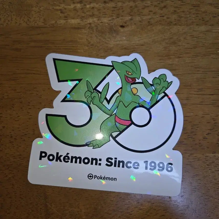 [BUNJANG] Pokemon 30th Anniversary Pop-Up Store Namoo King Sticker / 포켓몬스터 성수 팝업 30주년 스티커 나무킹 판매합니다