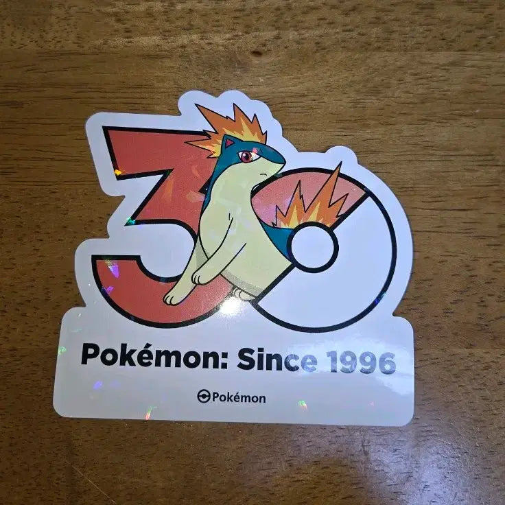 [BUNJANG] Pokemon 30th Anniversary Blaiziken Sticker / 포켓몬스터 성수 팝업 30주년 스티커  블레이범 판매합니다