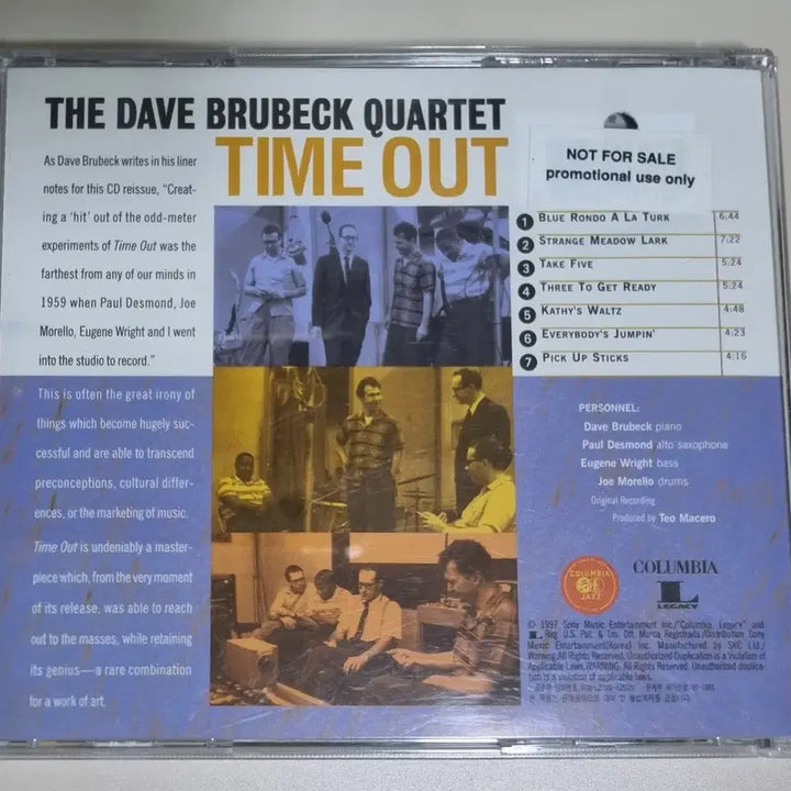 [BUNJANG] Dave Brubeck Time Out Unsealed CD / 데이브 브루벡 Time Out (개봉 CD)