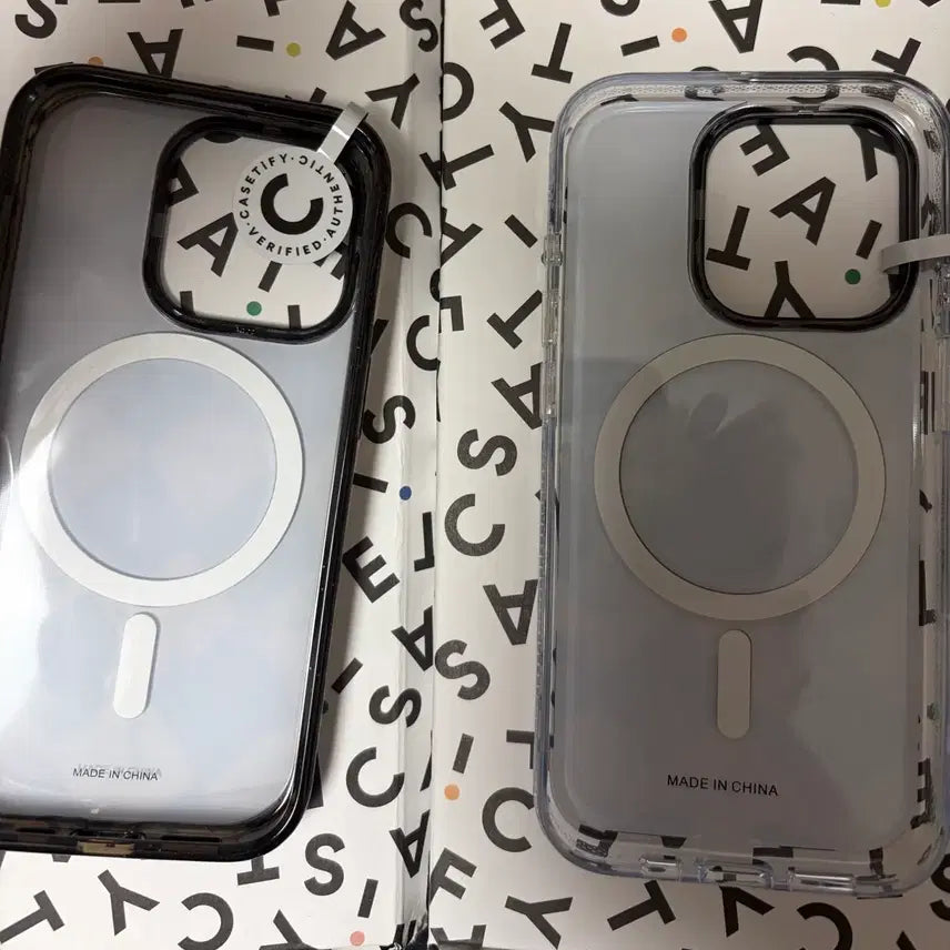 [BUNJANG] Casetify iPhone 15 Pro B&amp;W Checkerboard Impact Clear Bumper Case / 케이스티파이 아이폰 15프로 새제품