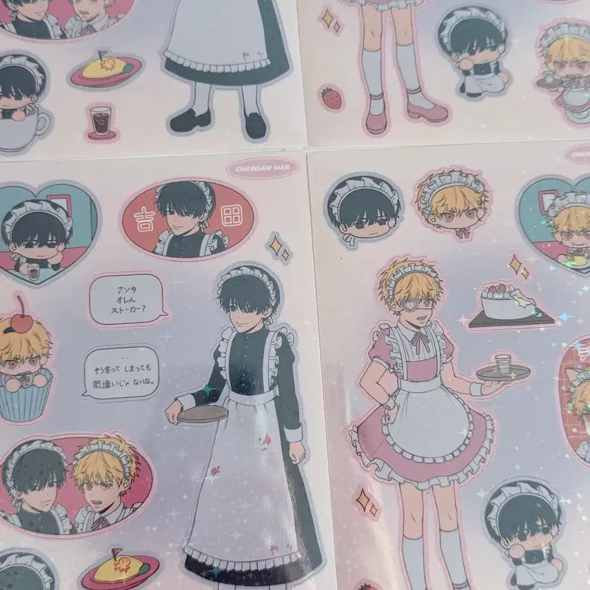 [BUNJANG] Chainsaw Man Denji Yoshida Sticker Set / 체인소맨 덴지 요시다 스티커 세트판매