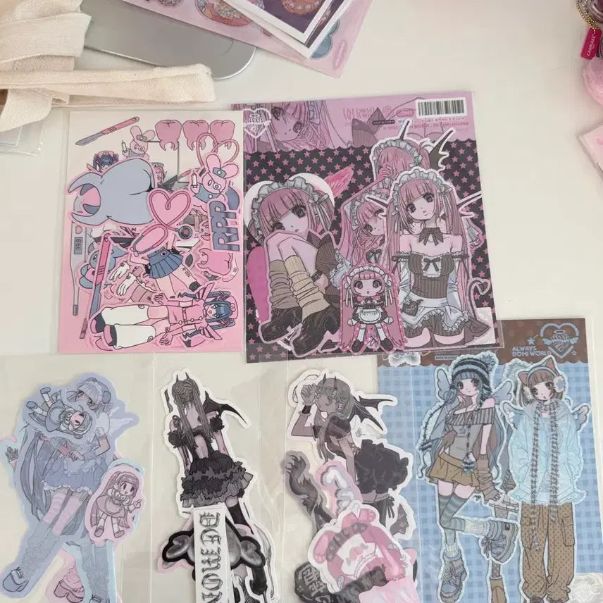 [BUNJANG] Domiverse Jukak Sticker Set / 도미월드 조각스티커 세트판매 도미 펌펌