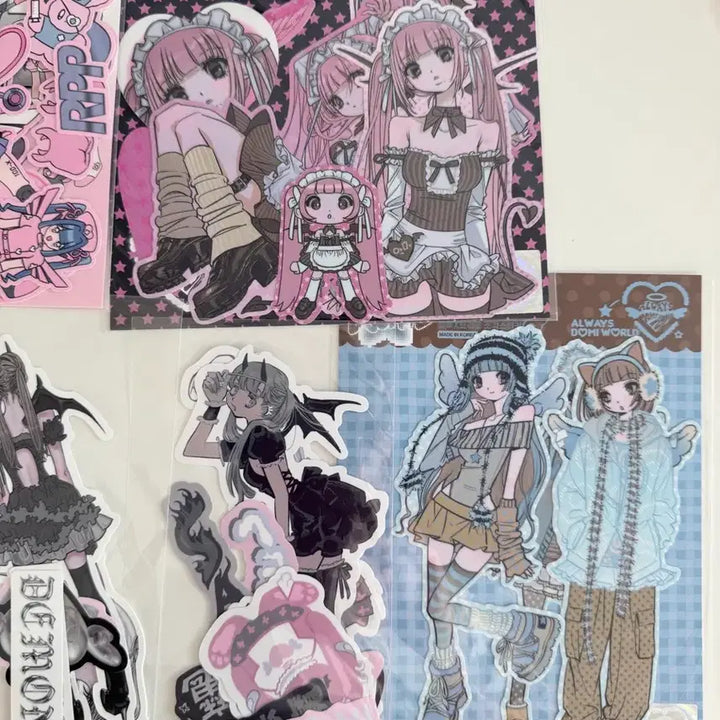 [BUNJANG] Domiverse Jukak Sticker Set / 도미월드 조각스티커 세트판매 도미 펌펌