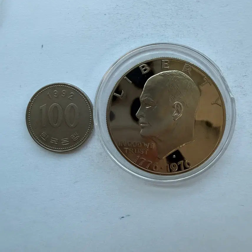 [BUNJANG] US Bicentennial Eisenhower Proof Dollar Coin / 미국 독립 200주년 기념 프루프 아이젠하워 1달러 동전 S2998