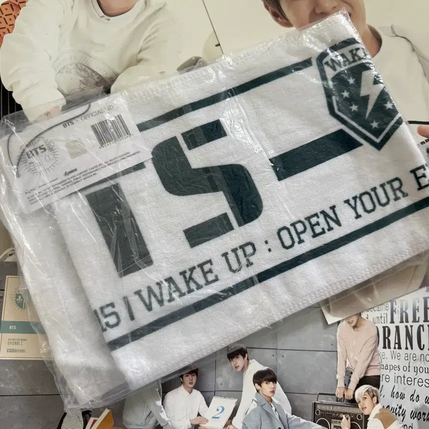 [BUNJANG] BTS Wake Up Open Your Eyes Japan Tour Official Slogan Towel / BTS 2015 첫일본투어 슬로건