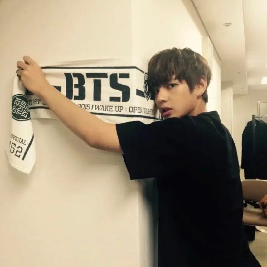 [BUNJANG] BTS Wake Up Open Your Eyes Japan Tour Official Slogan Towel / BTS 2015 첫일본투어 슬로건
