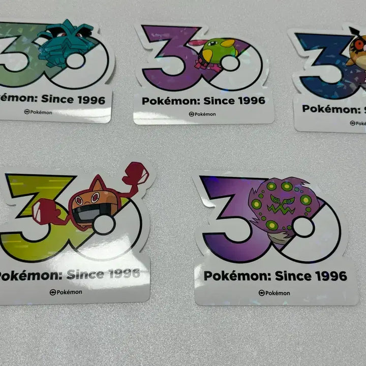 [BUNJANG] Pokemon 30th Anniversary Logo Sticker / 포켓몬 30주년 로고 스티커
