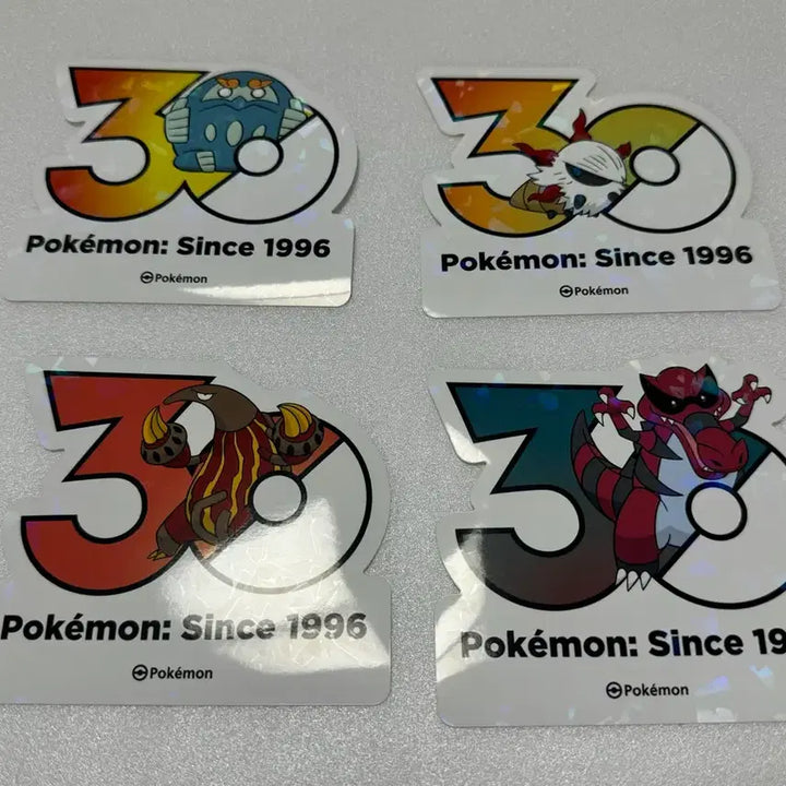 [BUNJANG] Pokemon 30th Anniversary Logo Sticker / 포켓몬 30주년 로고 스티커