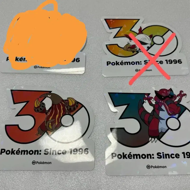 [BUNJANG] Pokemon 30th Anniversary Logo Sticker / 포켓몬 30주년 로고 스티커