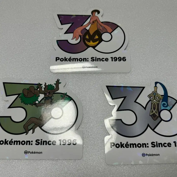 [BUNJANG] Pokemon 30th Anniversary Logo Sticker / 포켓몬 30주년 로고 스티커