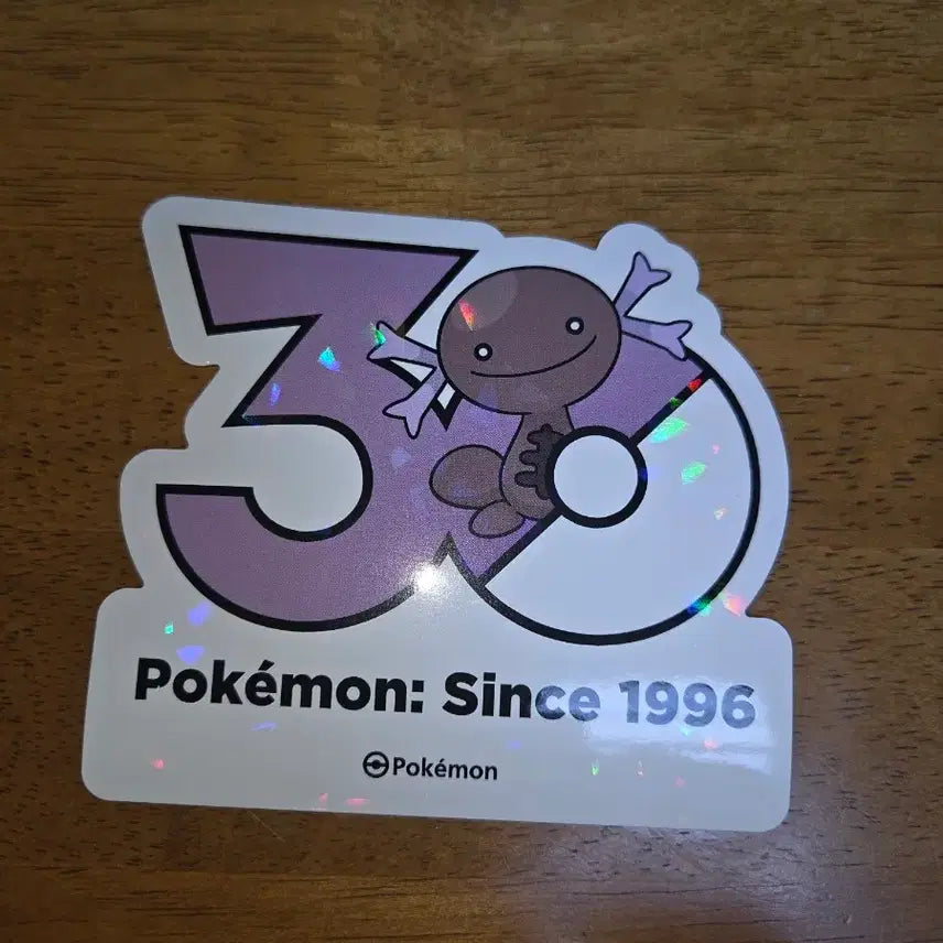 [BUNJANG] Pokemon 30th Anniversary Seongsue Pop-Up Paldea Wooper Sticker / 포켓몬스터 성수 팝업 30주년 스티커  팔데아 우파 판매합니다