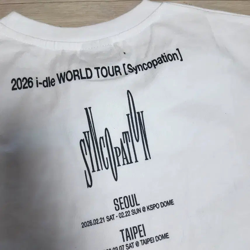 [BUNJANG] (G)I-DLE 2026 World Tour T-Shirt / (여자)아이들 2026 월드투어 티셔츠 양도 합니다