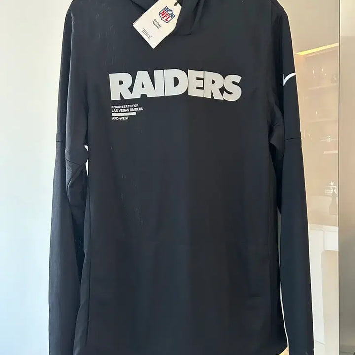 [BUNJANG] Nike Raiders Long Sleeve Hoodie Black / 나이키 레이더스 긴팔 후드티 블랙