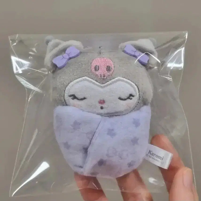 [BUNJANG] Sanrio Okurumi Kuromi Mascot Pouch / 산리오 오쿠루미 포대기 쿠로미 마스코트
