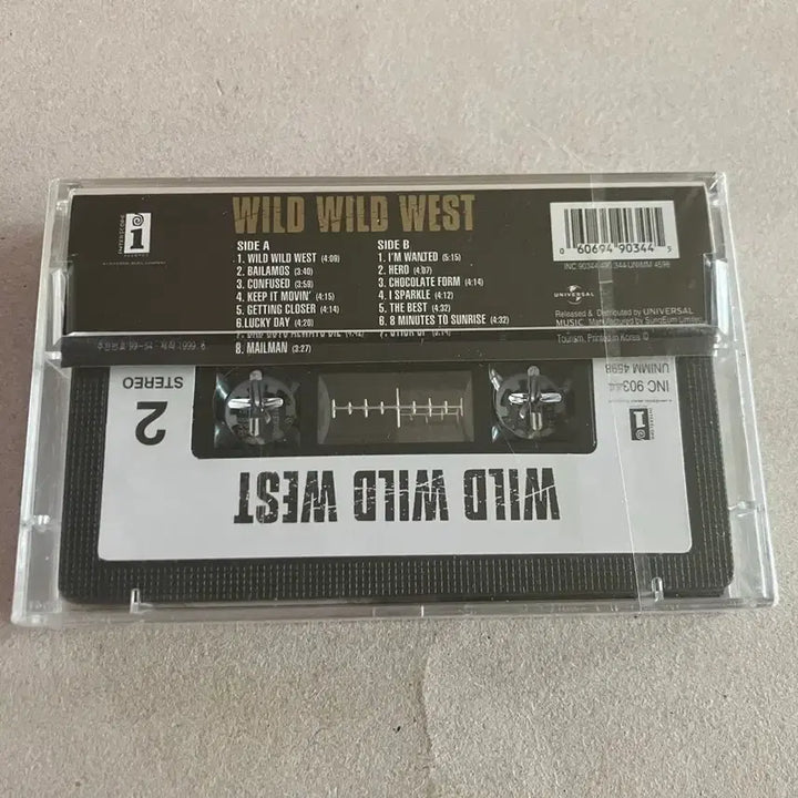 [BUNJANG] Wild Wild West 90s Will Smith Movie OST Unsealed Cassette Tape / 90년대 윌스미스 영화 와일드와일드웨스트 OST 미개봉 카세트테이프