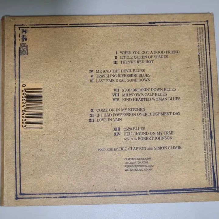 [BUNJANG] Eric Clapton Me &amp; Mr. Johnson (Unsealed CD) / 에릭 클랩튼 Me &amp; Mr Johnson (개봉 CD)