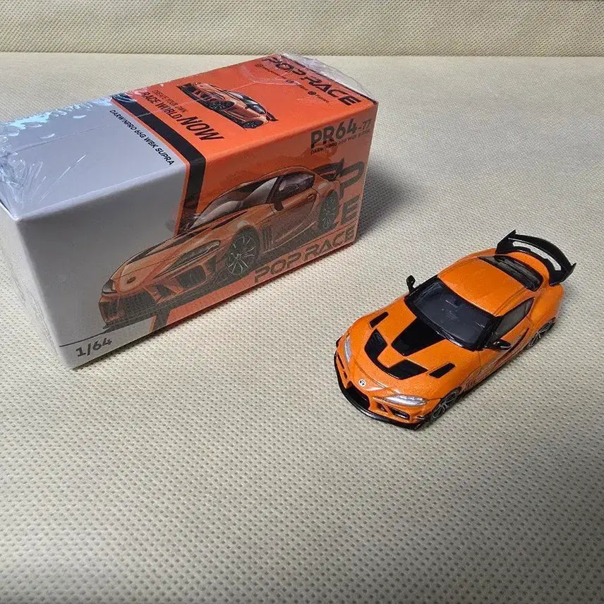 [BUNJANG] PopRace 1:64 Scale Toyota Supra Die-cast Model / 팝레이스 도요타 수프라 1:64