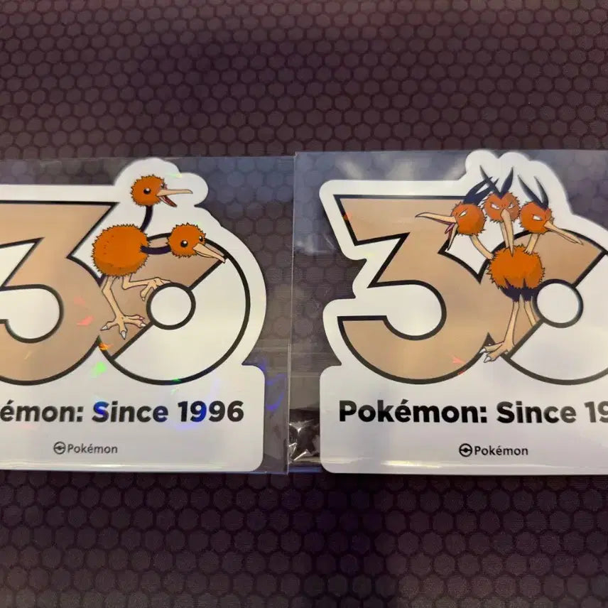 [BUNJANG] Pokemon 30th Anniversary Sticker - Dudu, Duosion / 포켓몬 30주년 스티커 두두 두트리오