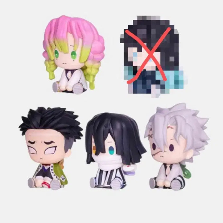 [BUNJANG] Demon Slayer: Kimetsu no Yaiba Petatto Wind-up Gacha Bundle (Sanemi, Obanai, Mitsuri, Gyomei) / 귀멸의칼날 페탓토 태엽가챠 일괄 (사네미 오바나이 미츠리 교메이)