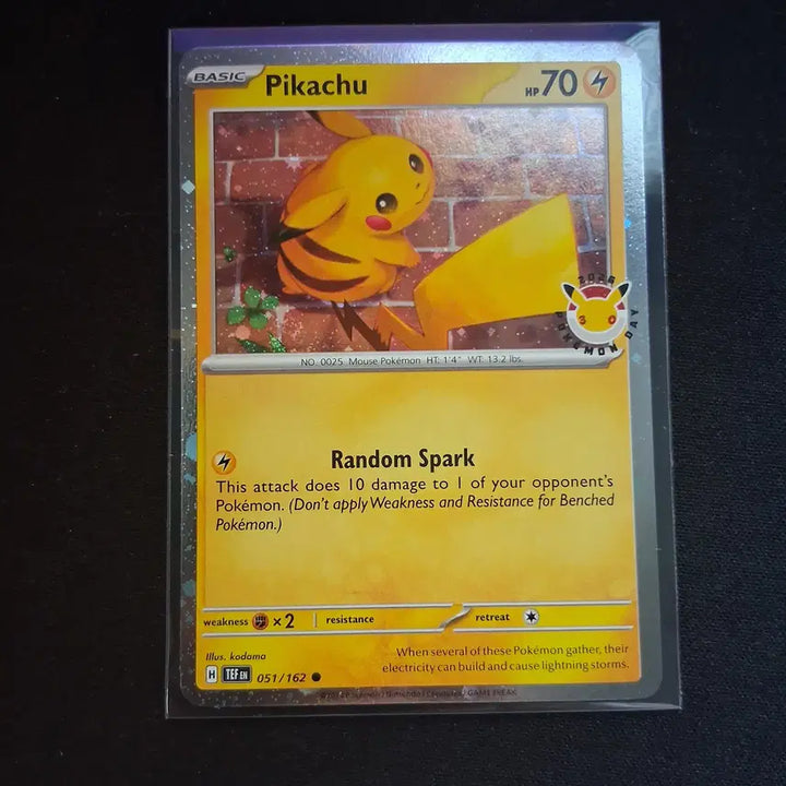 [BUNJANG] Pokemon Pikachu North America 30th Anniversary Promo Card / 포켓몬스터 피카츄 프로모 카드 북미30주년