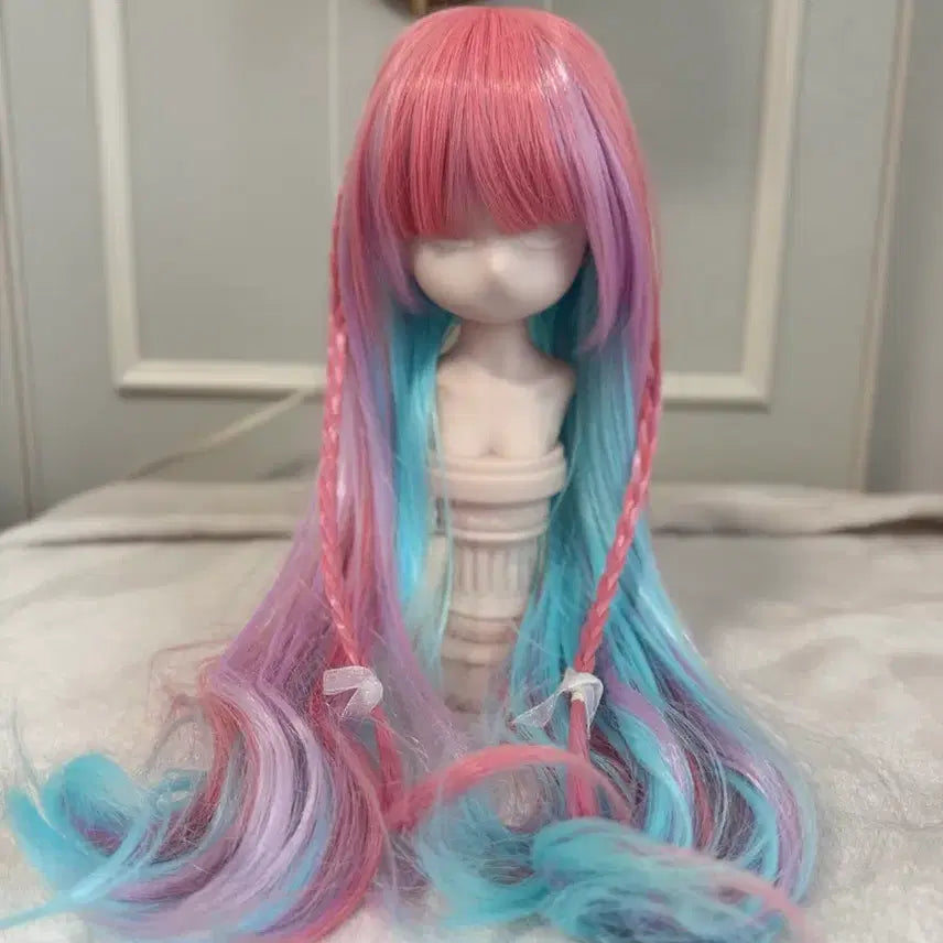 [BUNJANG] 8-9 Inch SD Size Wig with Bangs and Baby Hairs / 해외제 8-9인치 sd사이즈 가발