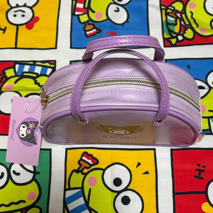 [BUNJANG] Sanrio Kuromi Mini Handbag Pouch / 산리오 쿠로미 미니 핸드백 파우치