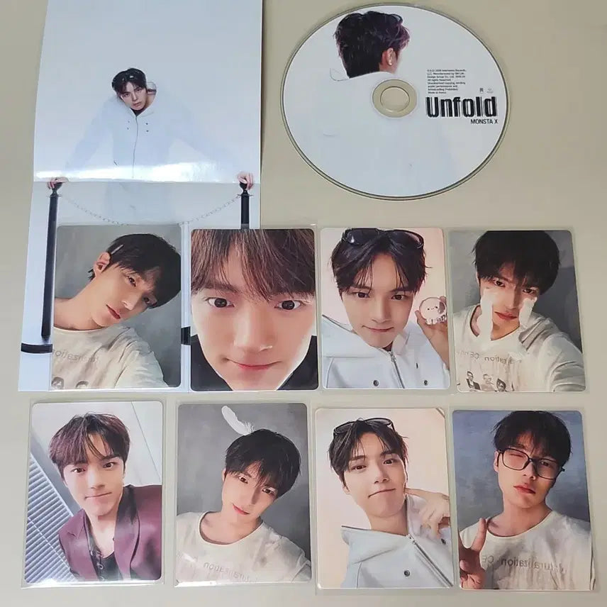 [BUNJANG] MONSTA X Unfold Album + Kihyun Set Photocard / 몬스타엑스 언폴드 앨범 + 포카 민혁 세트