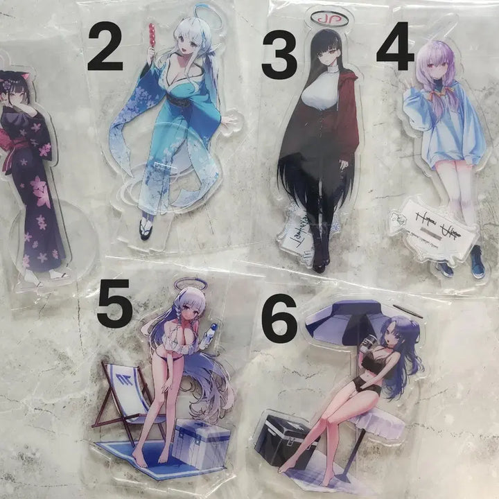 [BUNJANG] Blue Archive Unofficial Goods Acrylic Stand / 블루 아카이브 비공식 굿즈 - 아크릴 스탠드