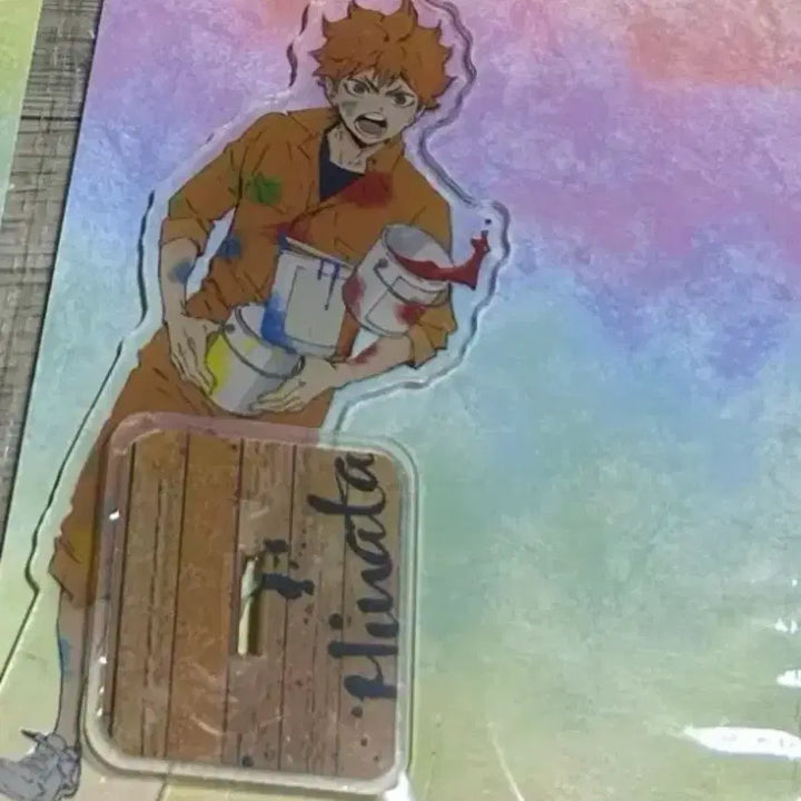 [BUNJANG] Haikyuu!! Hinata Shoyo Acrylic Stand &amp; Photocard Set / 오늘만 할인) 하이큐 히나타 굿즈 아크릴스탠드 폴라 포카