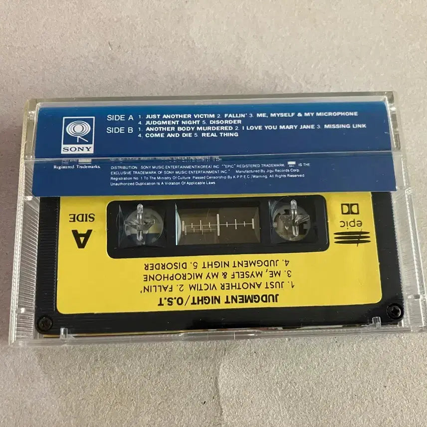 [BUNJANG] 90s Movie Killer Night OST Cassette Tape / 90년대 영화 킬러나이트 OST 랩 메탈 힙합 영화음악 카세트테이프