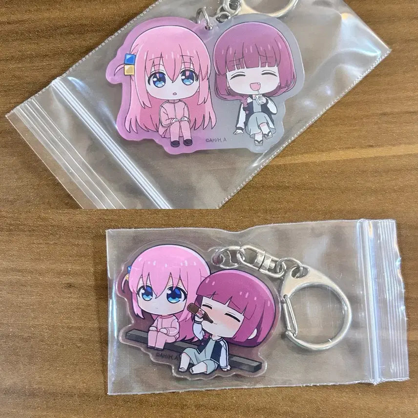 [BUNJANG] Bocchi the Rock! Acrylic Keychain Set (Kikuri, Goto Hitori) Bundle Set / (일괄) 봇치더록 아크릴 키링 세트 키쿠리 고토 히토리