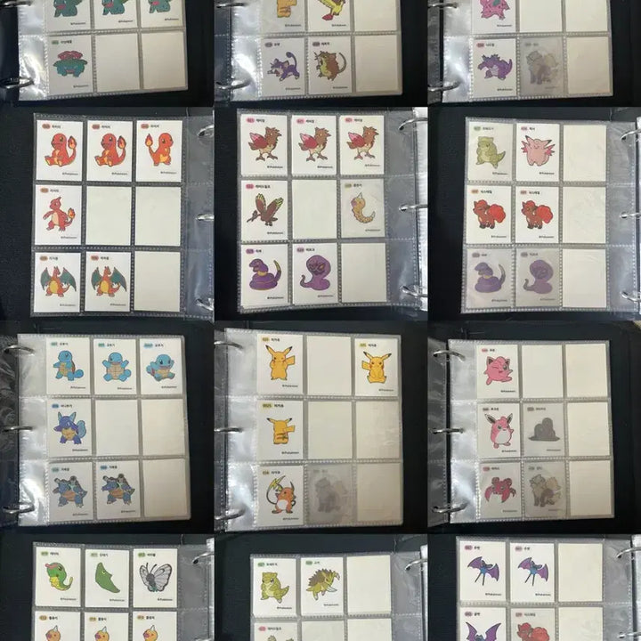 [BUNJANG] Pokemon 1st Generation Sticker Collection Set / 포켓몬 띠부씰 1세대 모음집