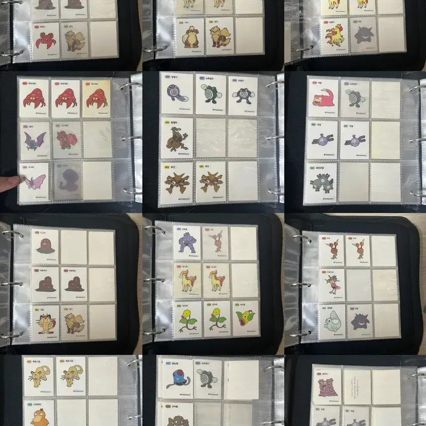 [BUNJANG] Pokemon 1st Generation Sticker Collection Set / 포켓몬 띠부씰 1세대 모음집