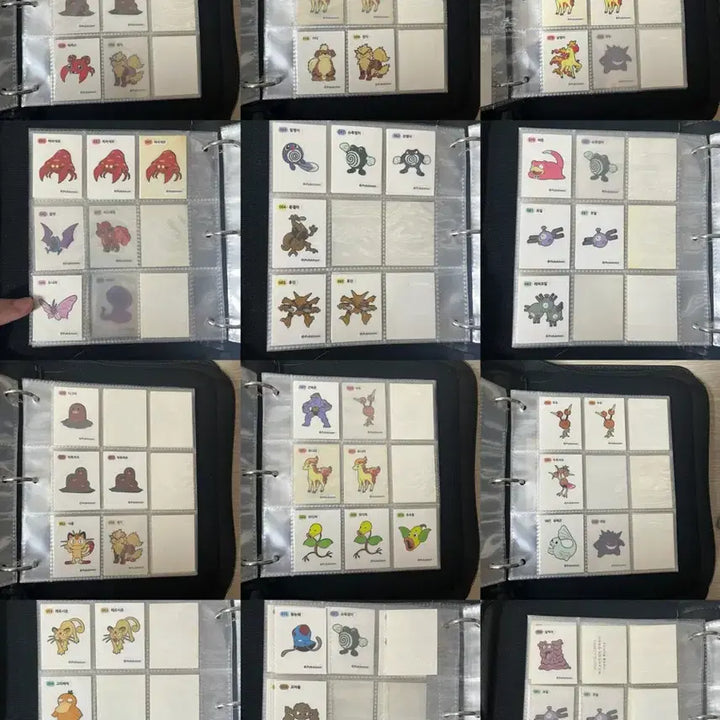 [BUNJANG] Pokemon 1st Generation Sticker Collection Set / 포켓몬 띠부씰 1세대 모음집