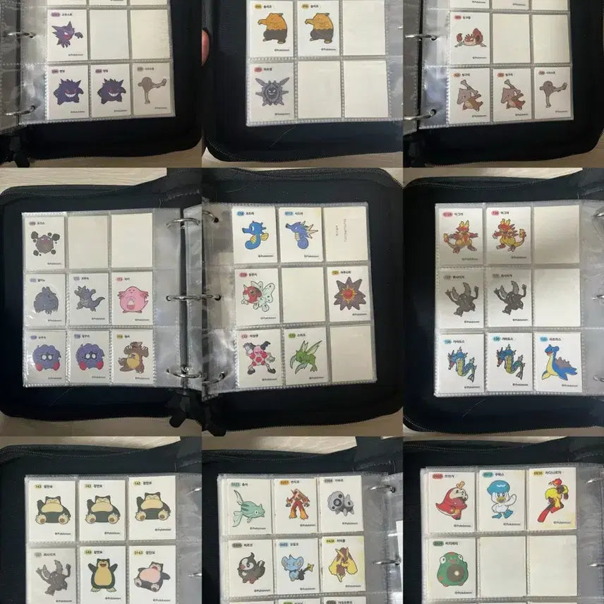 [BUNJANG] Pokemon 1st Generation Sticker Collection Set / 포켓몬 띠부씰 1세대 모음집
