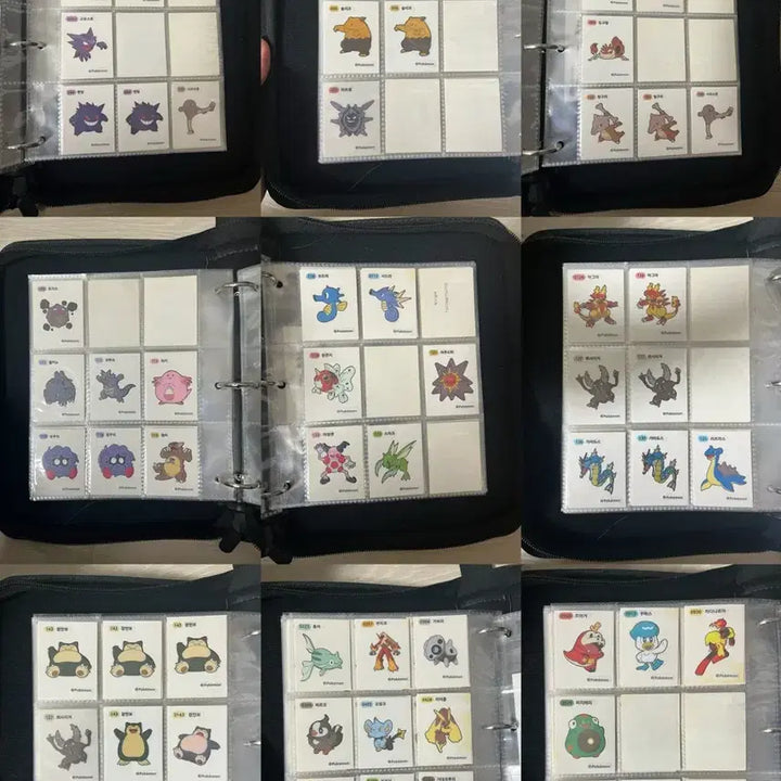 [BUNJANG] Pokemon 1st Generation Sticker Collection Set / 포켓몬 띠부씰 1세대 모음집