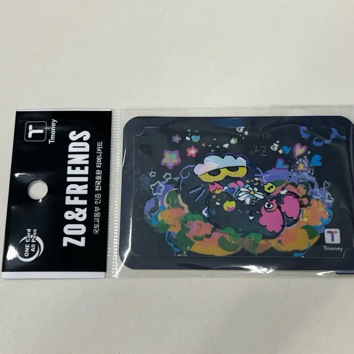 [BUNJANG] Joans Friends Neon Cloud T-Money Transit Card / 조앤프렌즈 네온 구름 교통카드 새상품