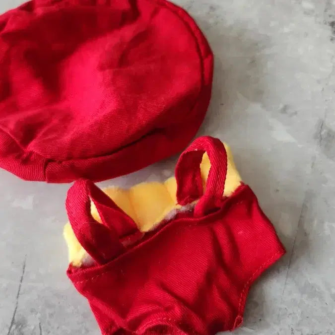 [BUNJANG] 20cm Potato Fries Set Doll Clothes (Unused) / 솜인형 인형옷 20cm 감자튀김세트 미사용 솜깅