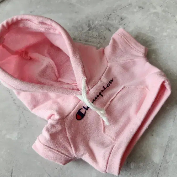 [BUNJANG] 20cm Doll Clothes Champion Hoodie / 무속성 인형옷 20cm 챔피온 후드티 솜인형 20깅