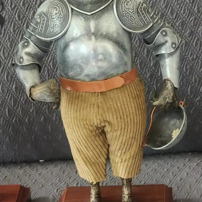 [BUNJANG] Set of 2 Spanish Medieval Knight Armor Statues / 스페인 중세 갑옷 기사 동상 2개 세트