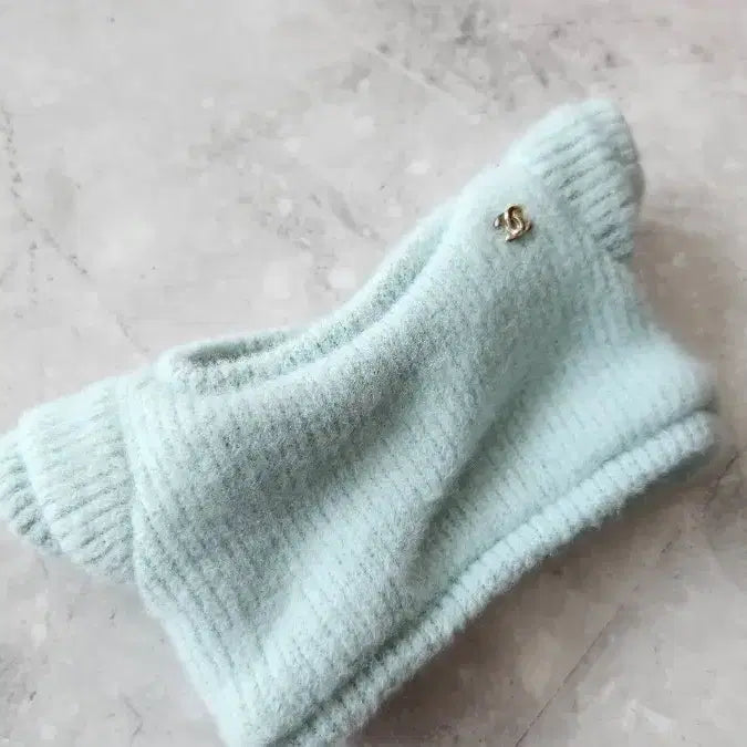 [BUNJANG] 20cm Doll Clothes Mint Angora Knit Sweater / 솜인형 인형옷 20cm 샤넬 민트 스웨터
