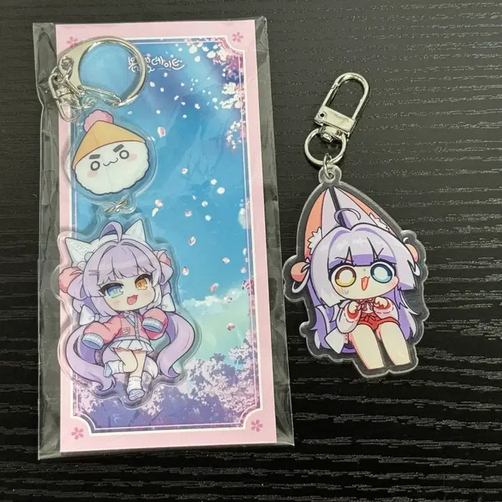 [BUNJANG] Stellive Booki Spring Blossom Date Keychain / 스텔라이브 부키 봄빛데이트 키링 비공굿 키링 팝니다
