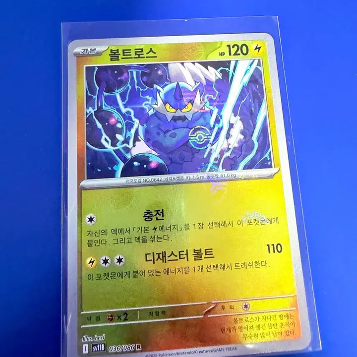 [SOLD OUT] 포켓몬카드 볼트로스 몬볼 몬스터볼 카드
