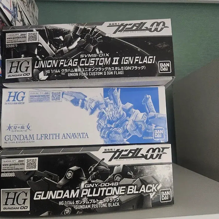 [BUNJANG] HG Gundam Protesse Black / Union Flag Custom II / Lfrith Anabata Model Kit / HG 건담 프루토네 블랙/유니온 플래그 커스텀II/르브리스 아나바타