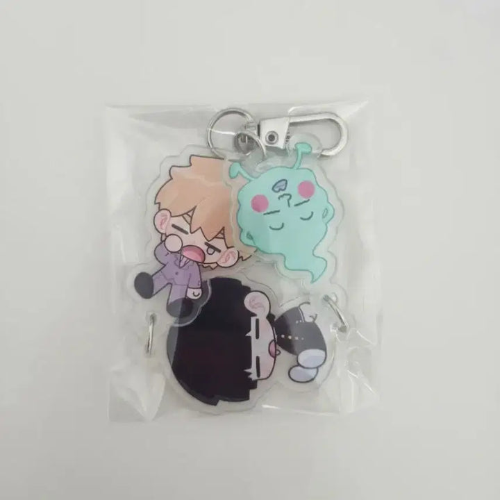 [BUNJANG] Mob Psycho 100 Mobu Saiko Keychain / 모브사이코 몹싸 비공굿 영등등 줄줄이 키링