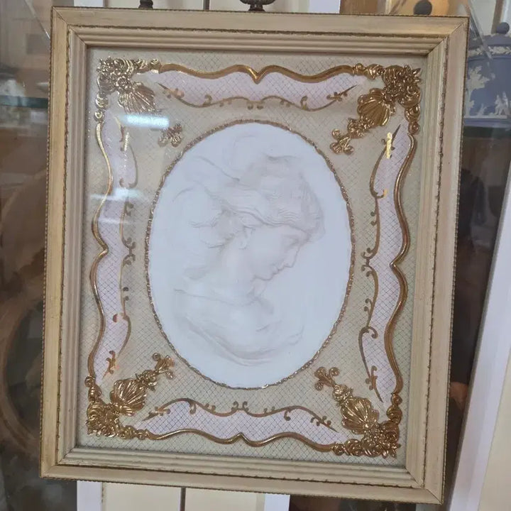 [BUNJANG] Antique Style Portrait Frame Decoration / 앤틱 스타일 여인상 액자 장식