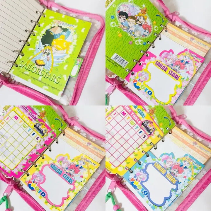 [BUNJANG] Sailor Moon Classic 6-Ring Binder Inserts / 세일러문다이어리 세일러문속지 고전다이어리 육공다이어리