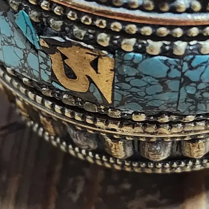 [BUNJANG] Tibetan Buddhist Turquoise Prayer Box / 티벳 경전 터키석 보관함